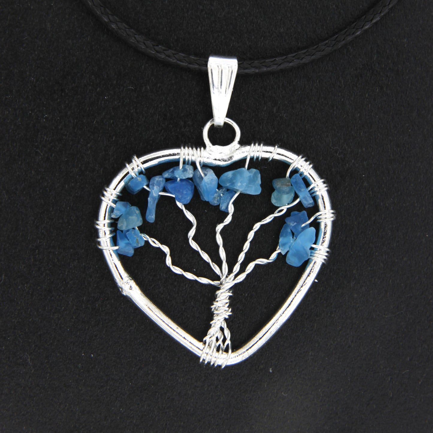 Blue Appetite Heart "Tree of Life" Pendant