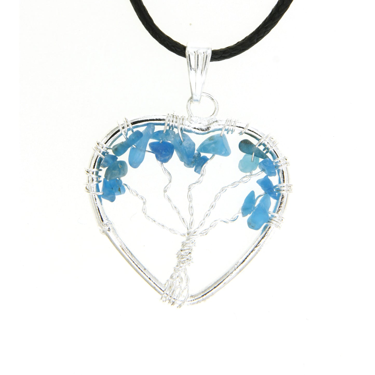 Blue Appetite Heart "Tree of Life" Pendant